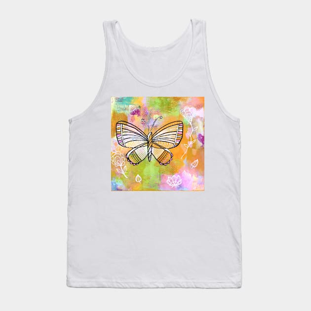 Butterfly Tank Top by gaea